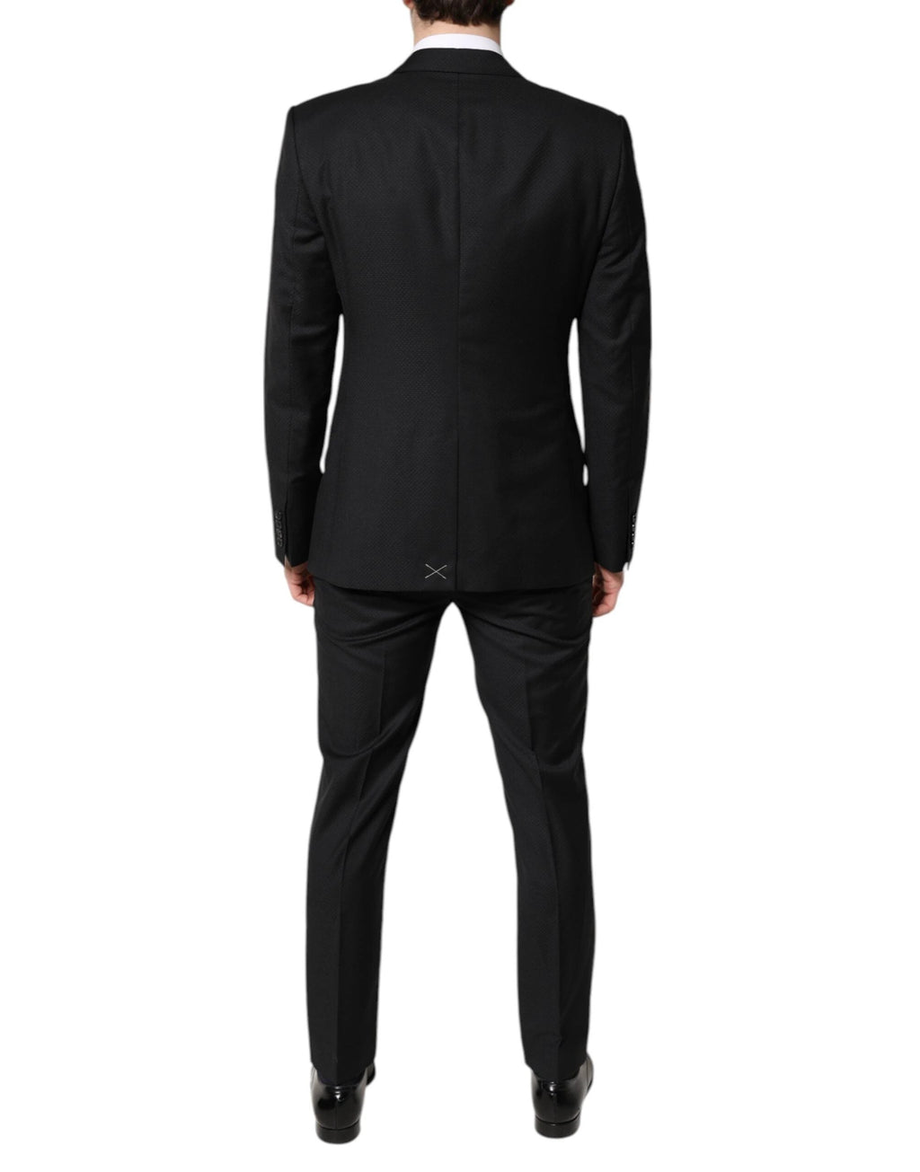 Dolce & Gabbana Black Wool Single Breasted 2 Piece Suit by Dolce & Gabbana