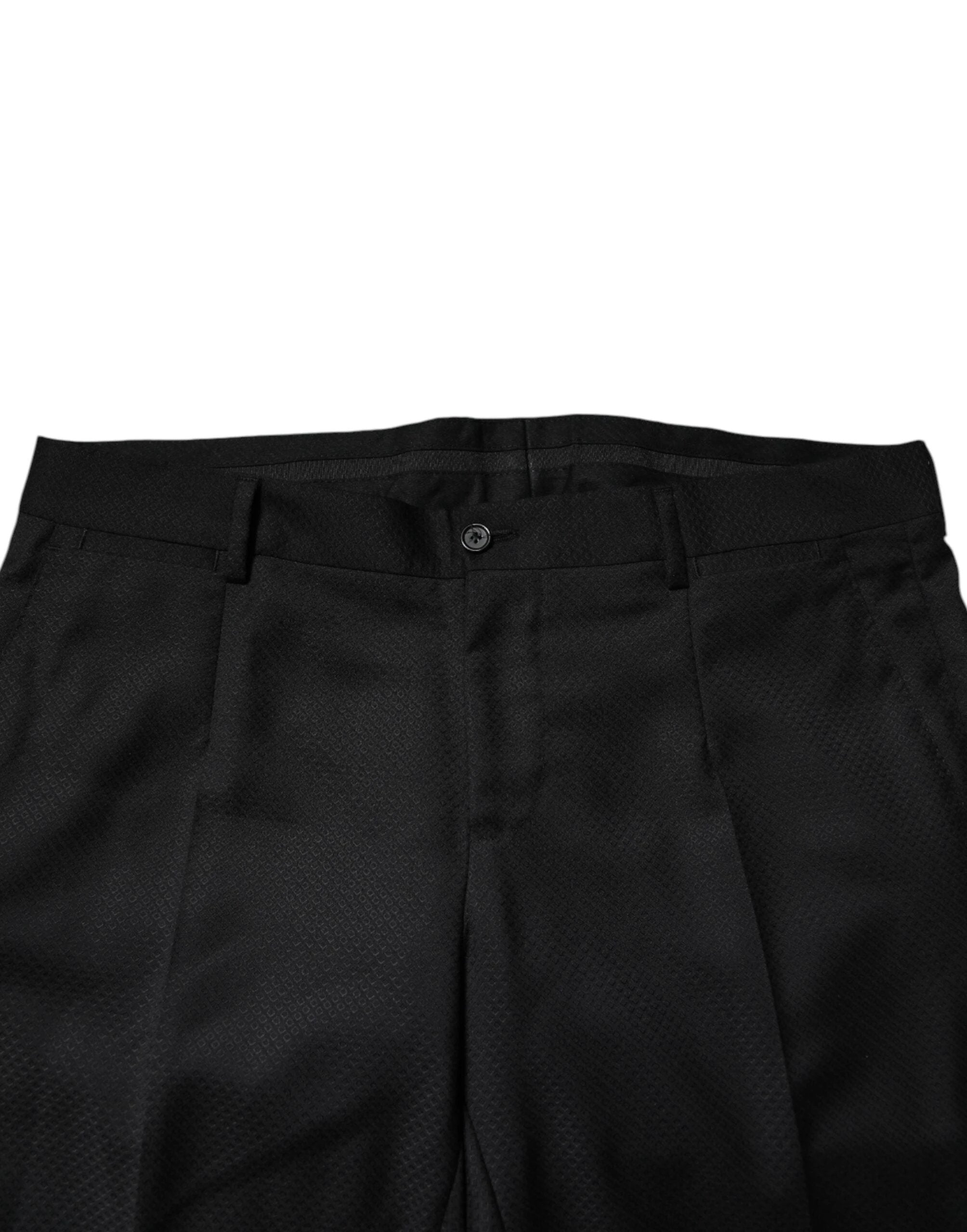 Dolce & Gabbana Black Wool Single Breasted 2 Piece Suit by Dolce & Gabbana