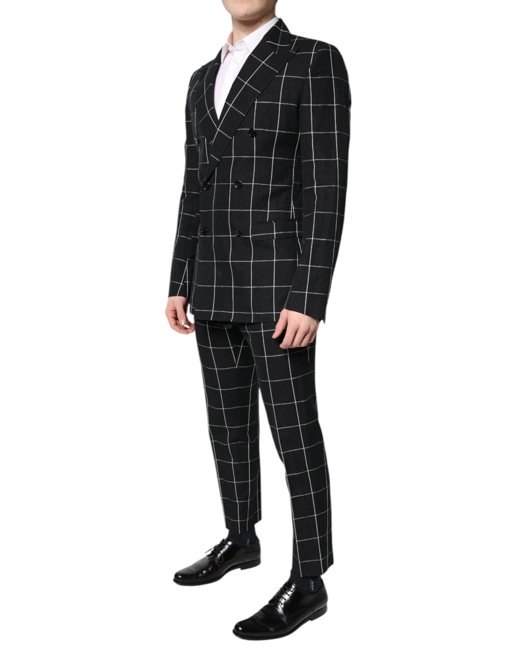 Dolce & Gabbana Black TAORMINA Double Breasted 2 Piece Suit by Dolce & Gabbana