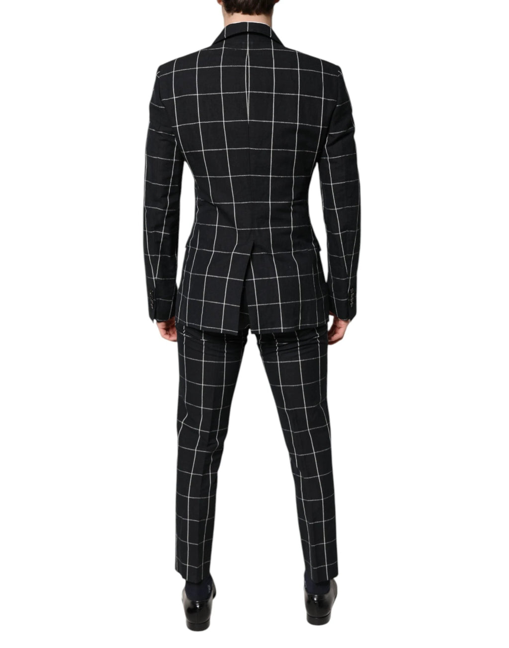 Dolce & Gabbana Black TAORMINA Double Breasted 2 Piece Suit by Dolce & Gabbana