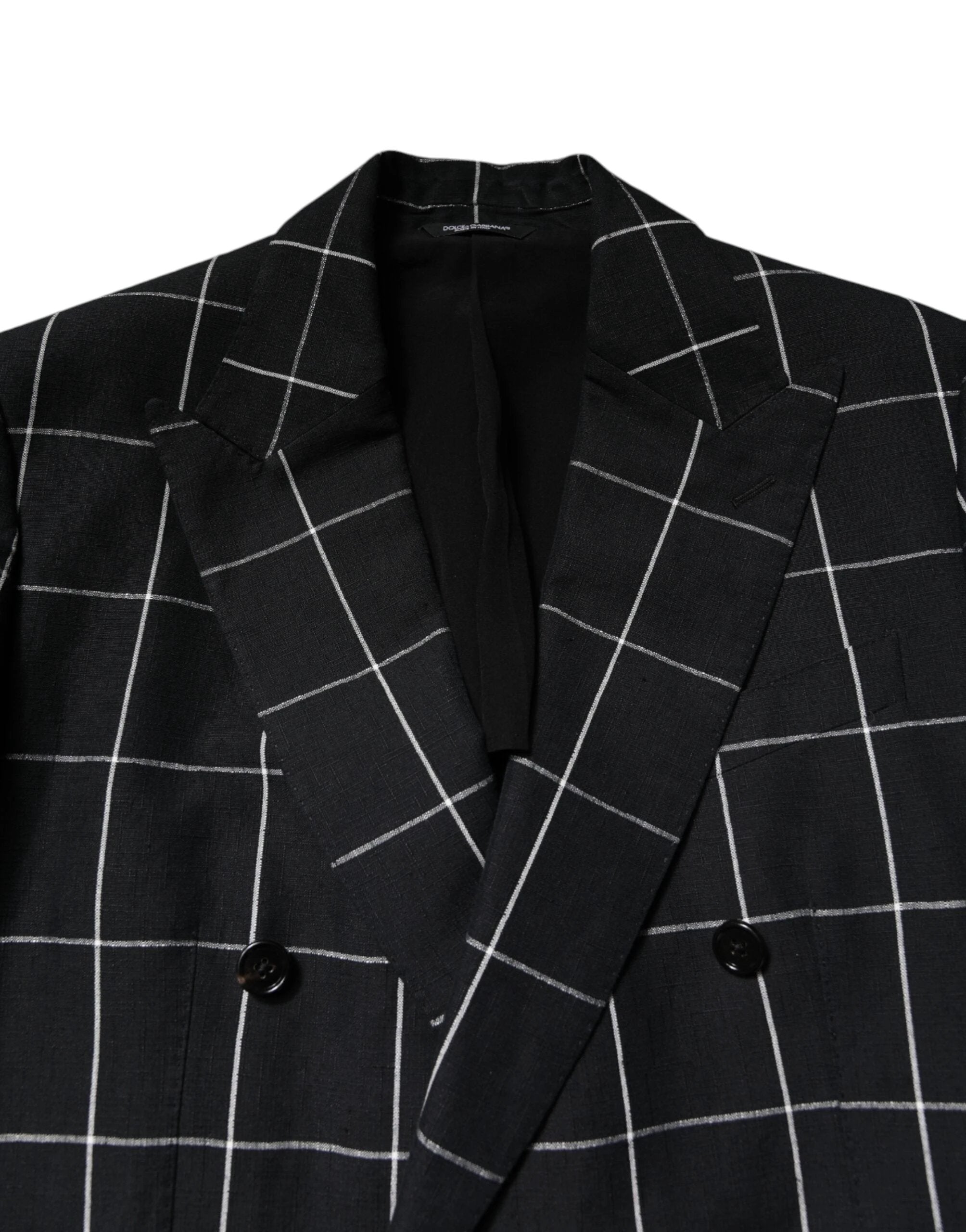 Dolce & Gabbana Black TAORMINA Double Breasted 2 Piece Suit by Dolce & Gabbana