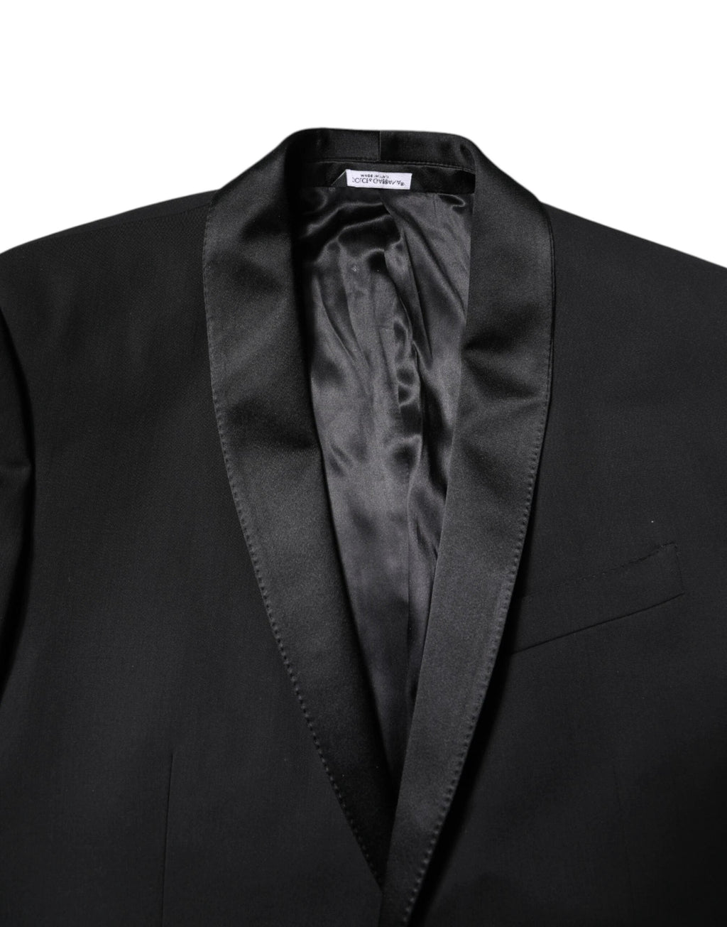 Dolce & Gabbana Black Wool Single Breasted 2 Piece Suit by Dolce & Gabbana