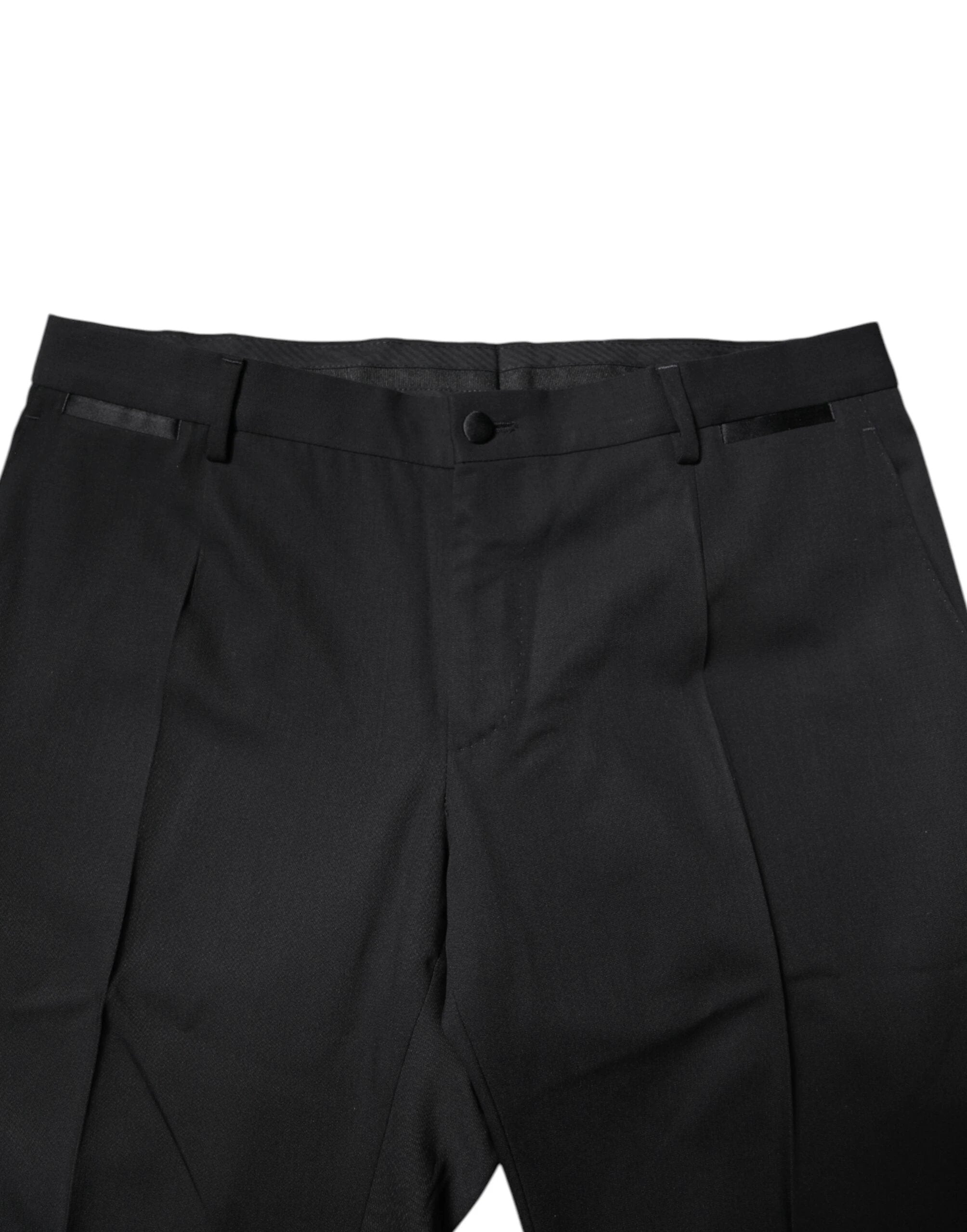 Dolce & Gabbana Black Wool Single Breasted 2 Piece Suit by Dolce & Gabbana