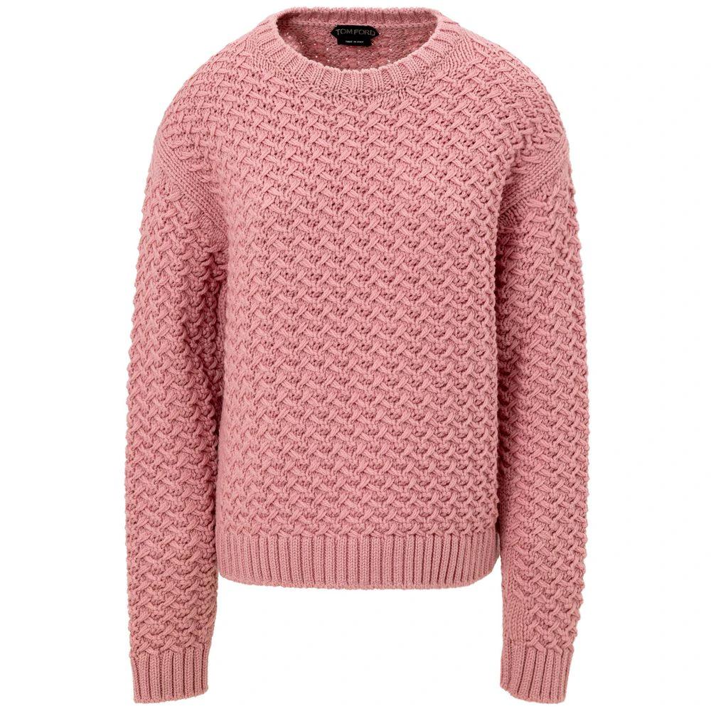 Tom Ford Pink Wool Sweatshirt by Tom Ford
