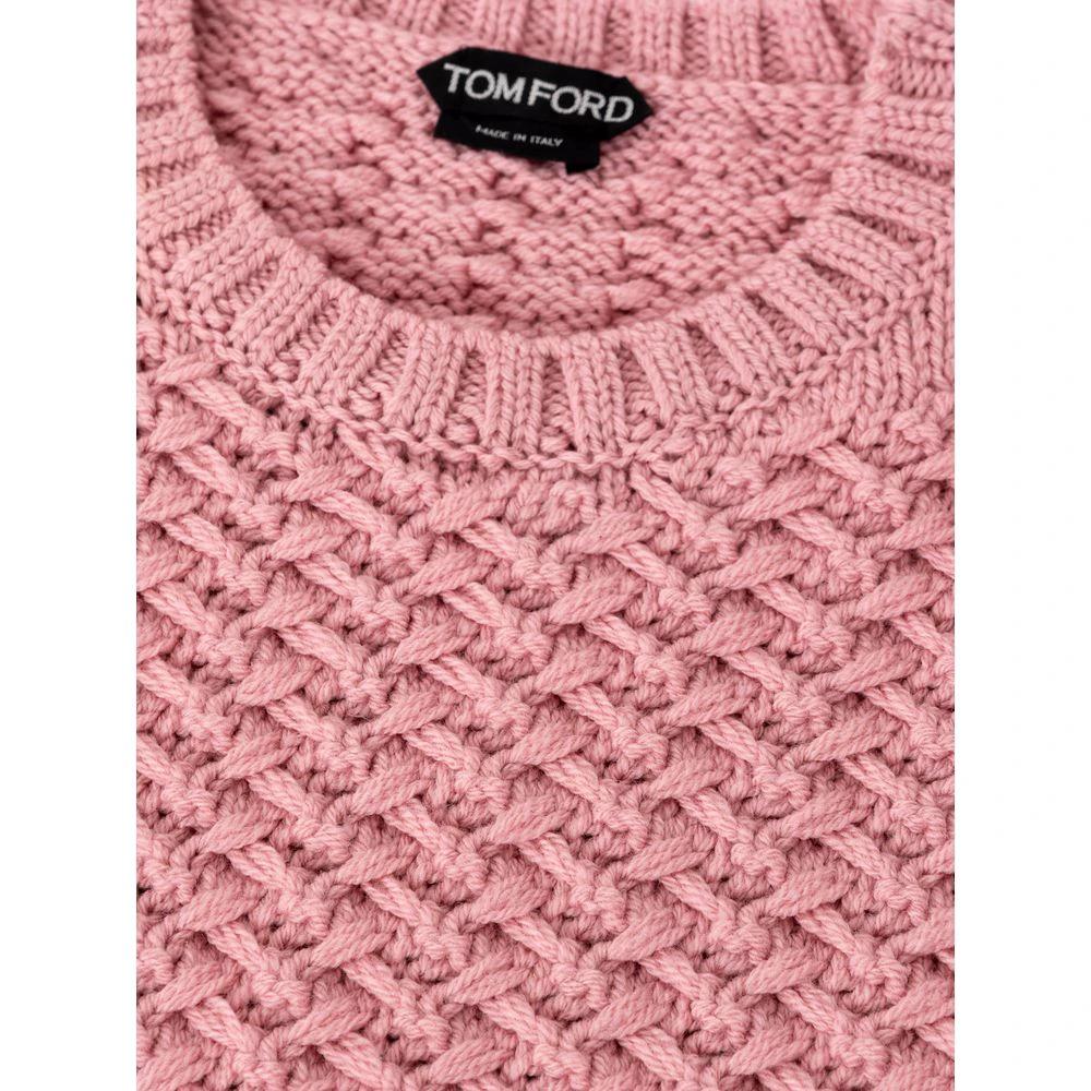 Tom Ford Pink Wool Sweatshirt by Tom Ford