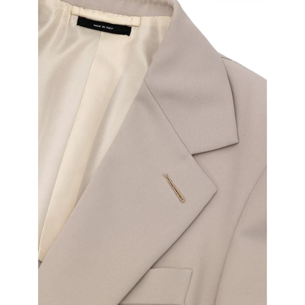 Tom Ford Beige Wool Blazer by Tom Ford