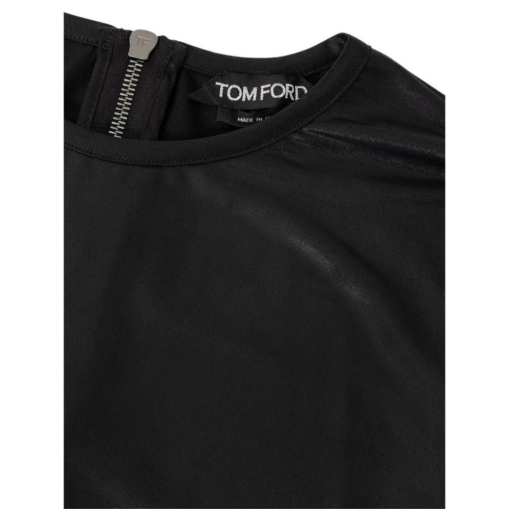 Tom Ford Black Viscose Long Sleeve by Tom Ford