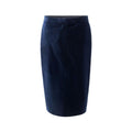 Tom Ford Blue Cotton Midi Skirt by Tom Ford