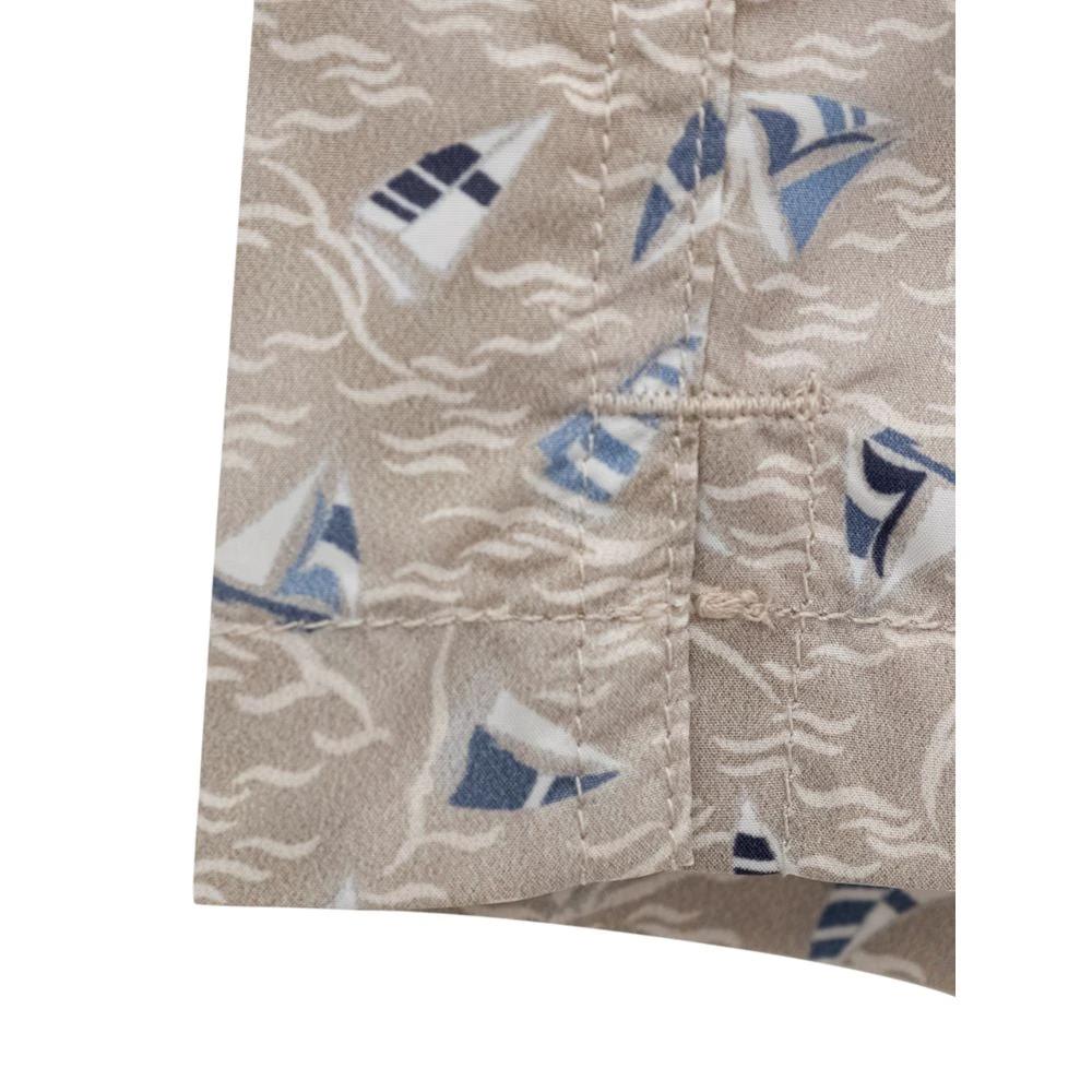 Canali Beige Polyester Swim Shorts by Canali