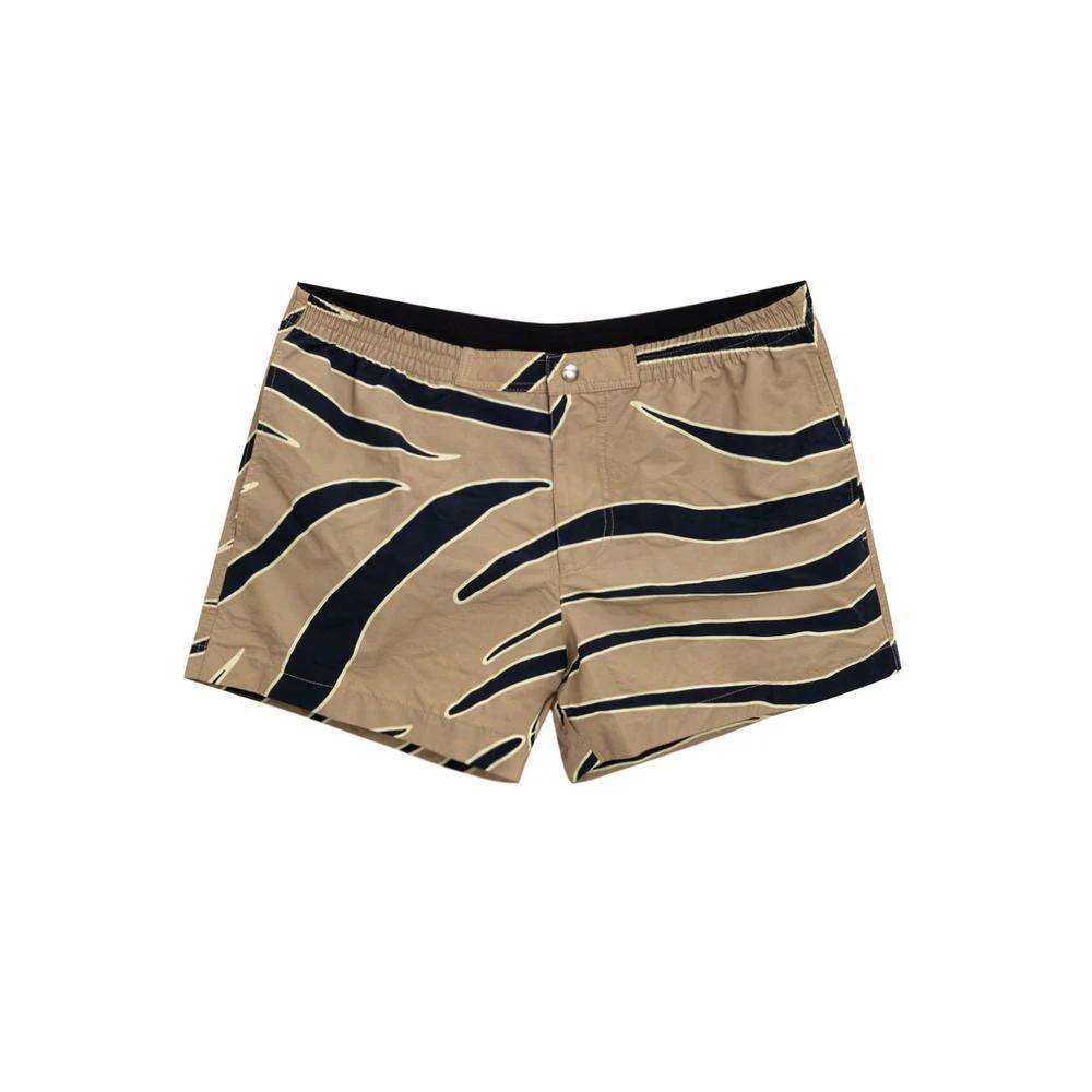 Bottega Veneta Beige Polyamide Swim Shorts by Bottega Veneta
