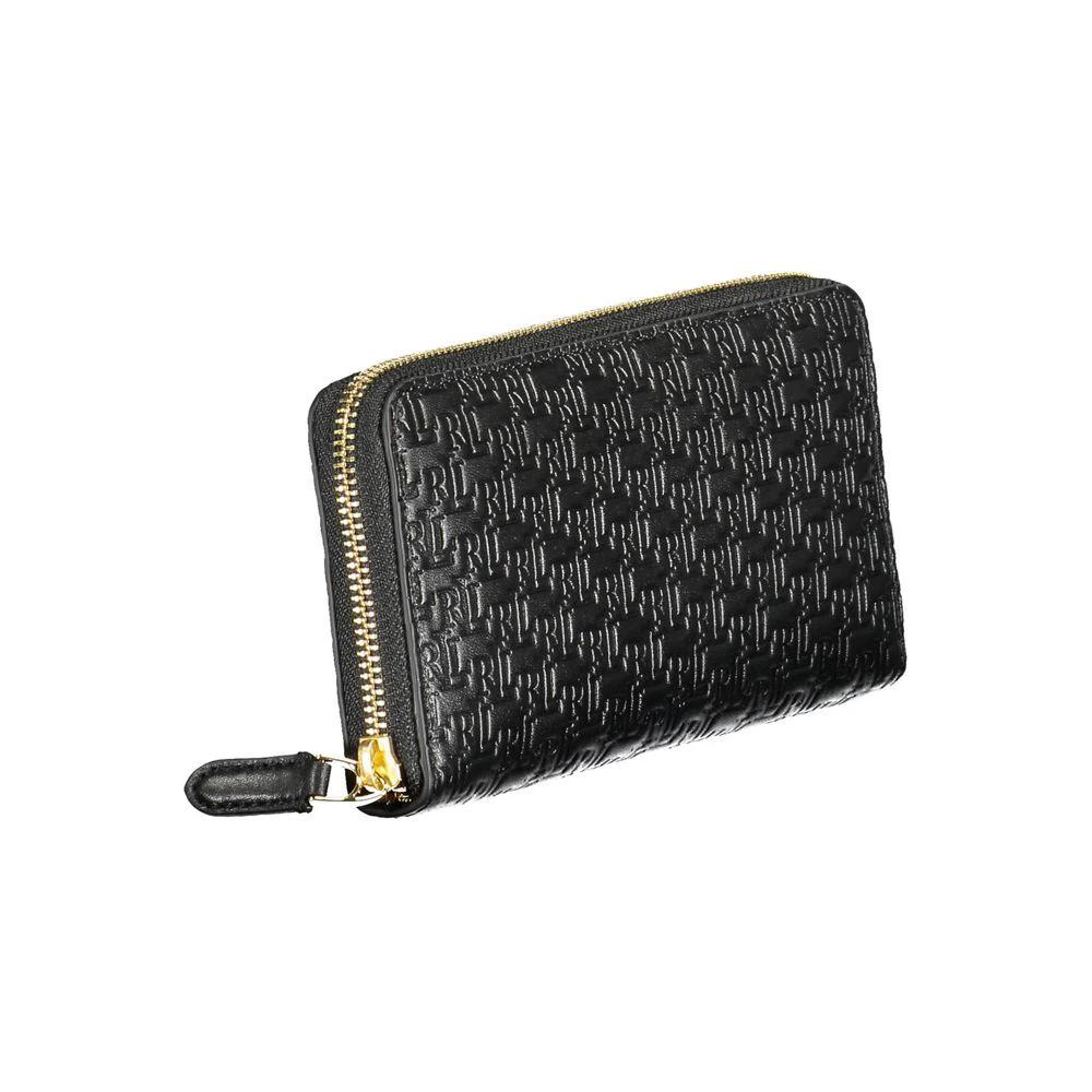 Ralph Lauren Black Leather Women Wallet Ralph Lauren