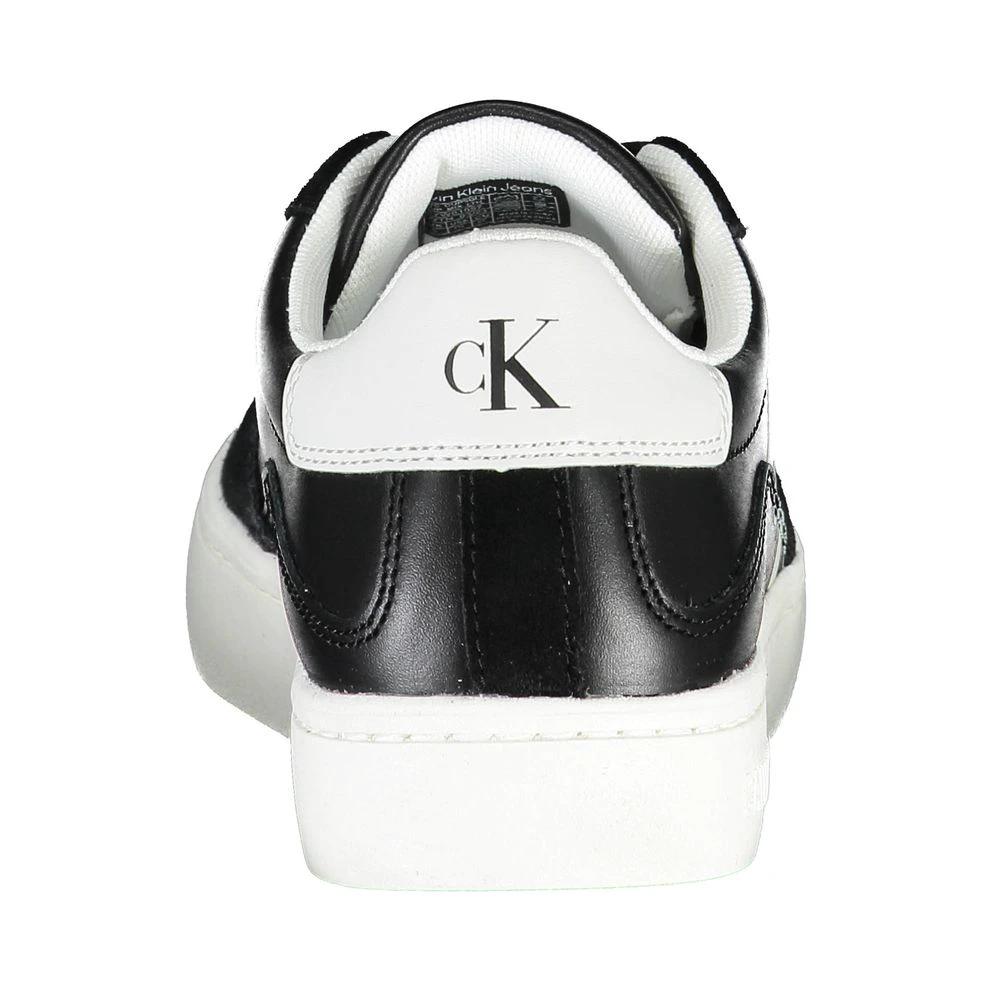 Baskets Calvin Klein en cuir noir pour femme