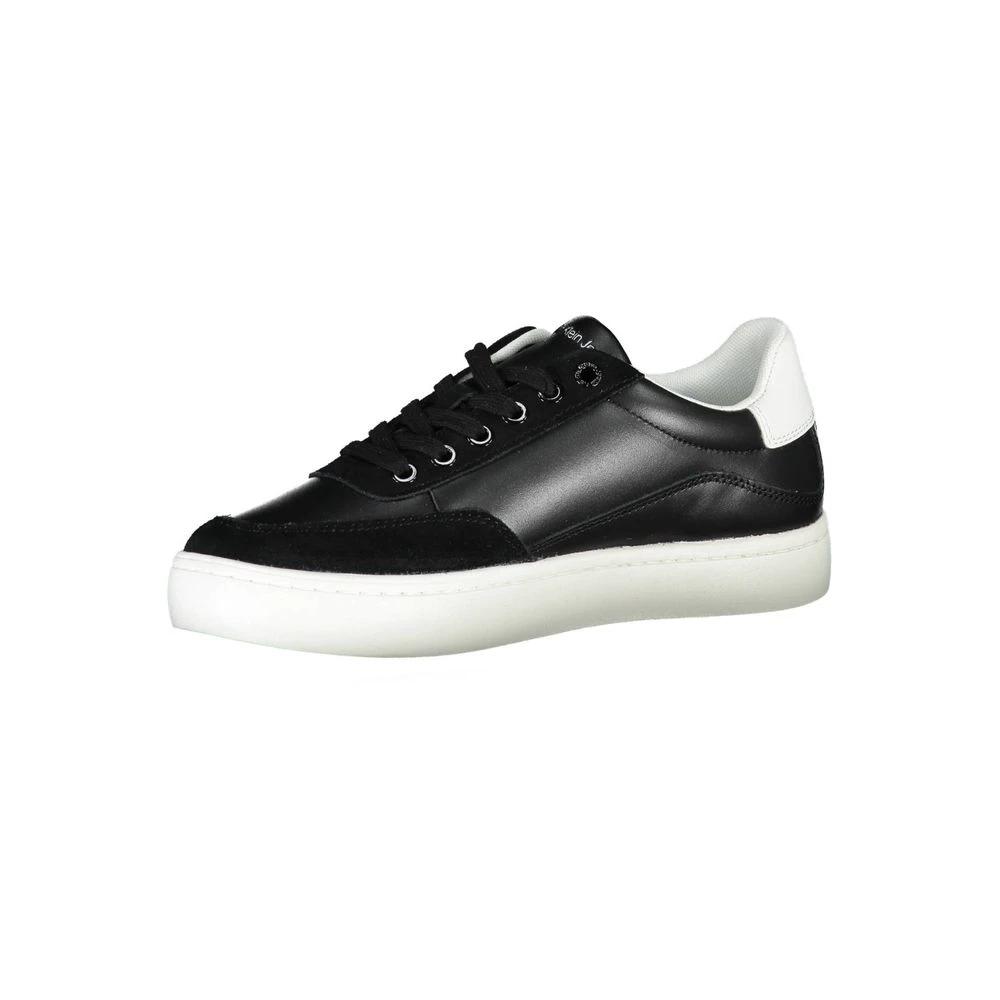 Baskets Calvin Klein en cuir noir pour femme