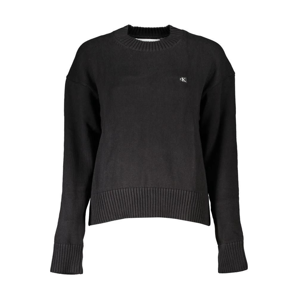 Calvin Klein Black Cotton Women's Sweater Calvin Klein