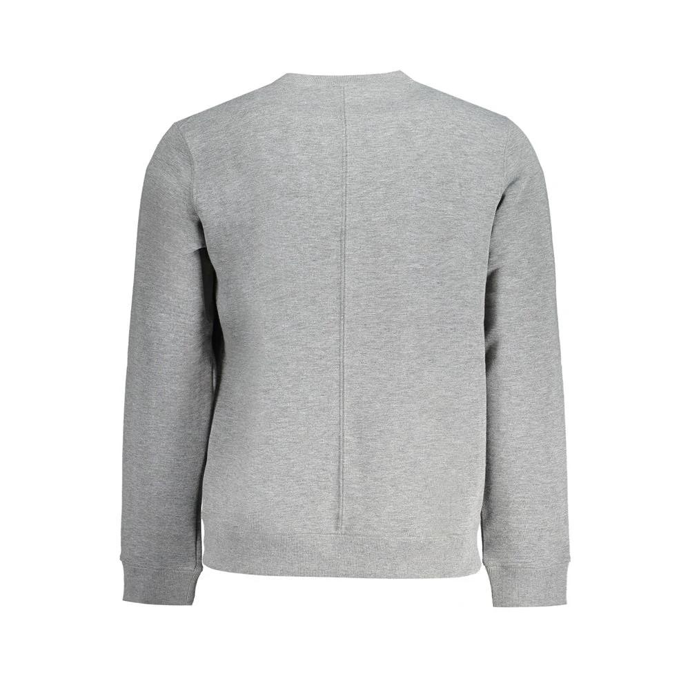 Calvin Klein Grigio Polyester Men Sweatshirt Calvin Klein