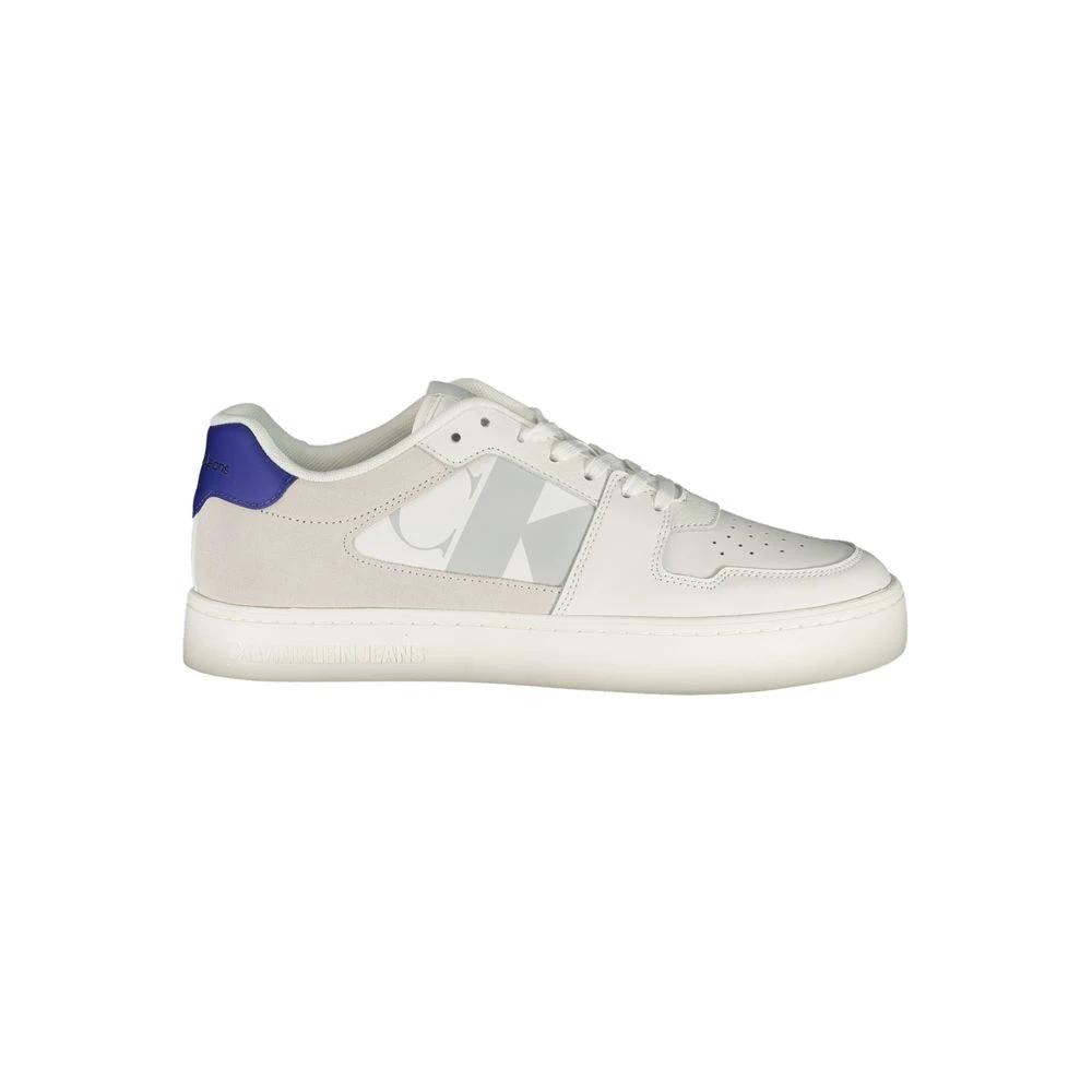 Calvin Klein White Polyurethane Men's Sneaker Calvin Klein