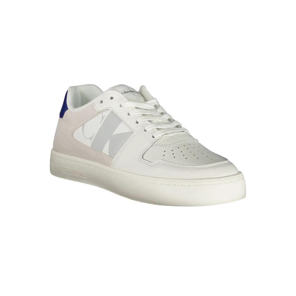 Calvin Klein White Polyurethane Men's Sneaker Calvin Klein