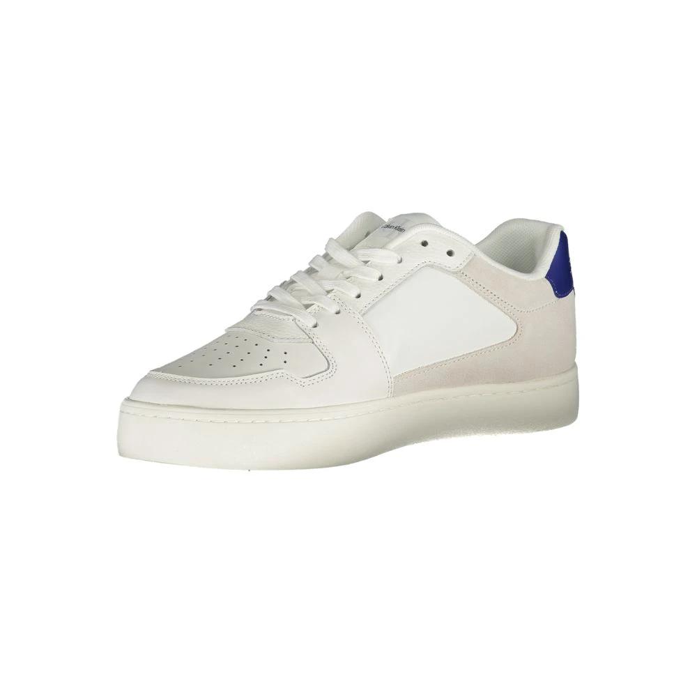 Calvin Klein White Polyurethane Men's Sneaker Calvin Klein