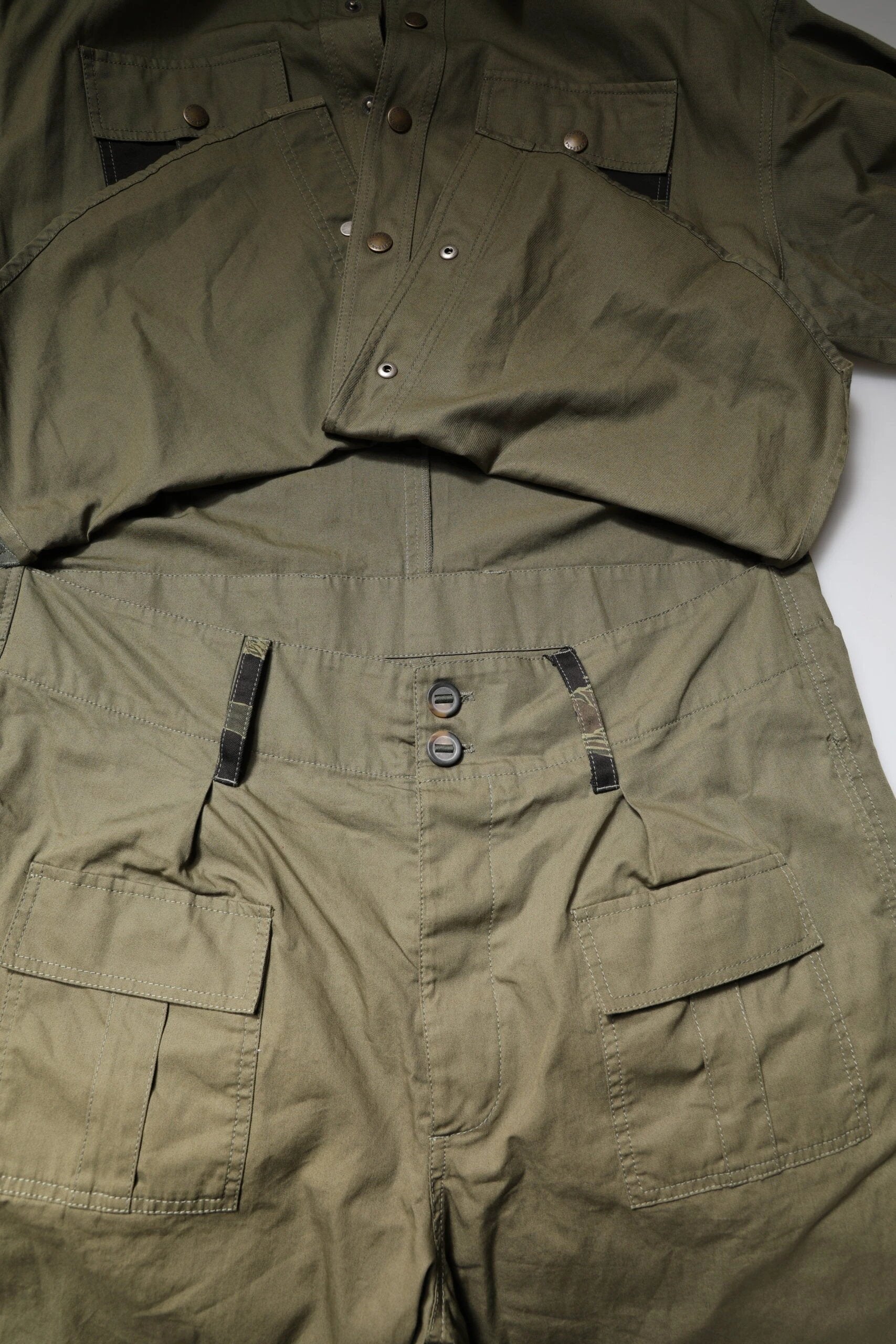Dolce & Gabbana Brown Cotton Stretch Shirt Pants Casual Set by Dolce & Gabbana