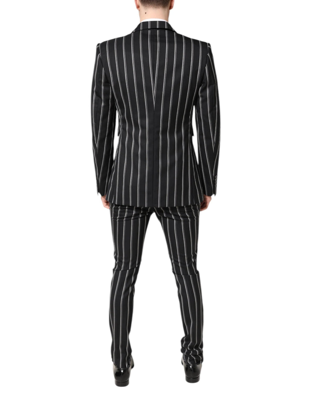 Dolce & Gabbana Black Striped SICILIA Formal 2 Piece Suit by Dolce & Gabbana