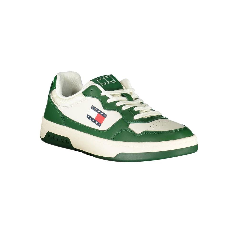 Tommy Hilfiger White Polyurethane Men Sneaker Tommy Hilfiger