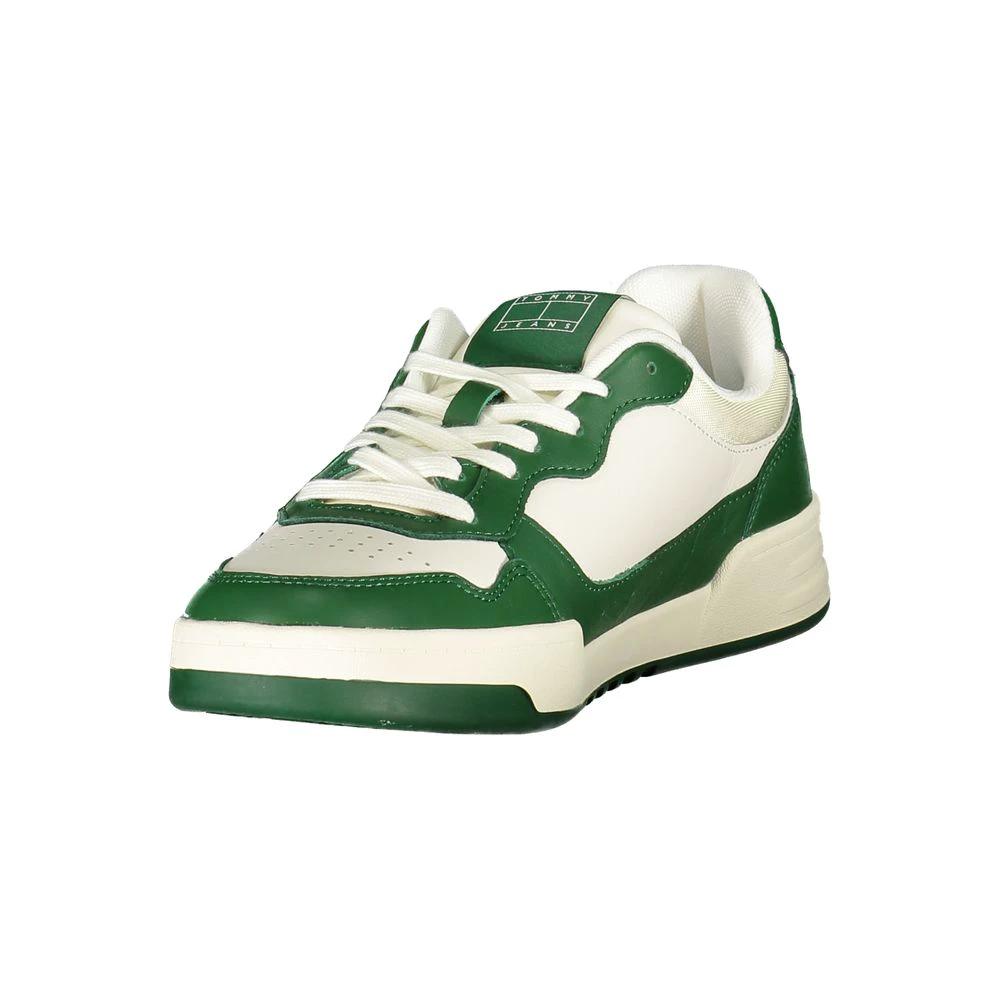 Tommy Hilfiger White Polyurethane Men Sneaker Tommy Hilfiger