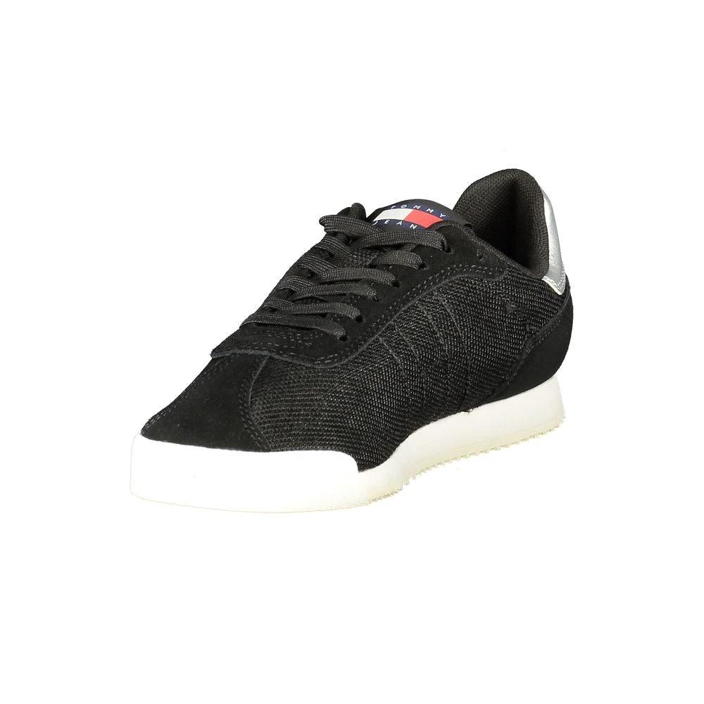 Tommy Hilfiger Nero Polyester Women Sneaker Tommy Hilfiger
