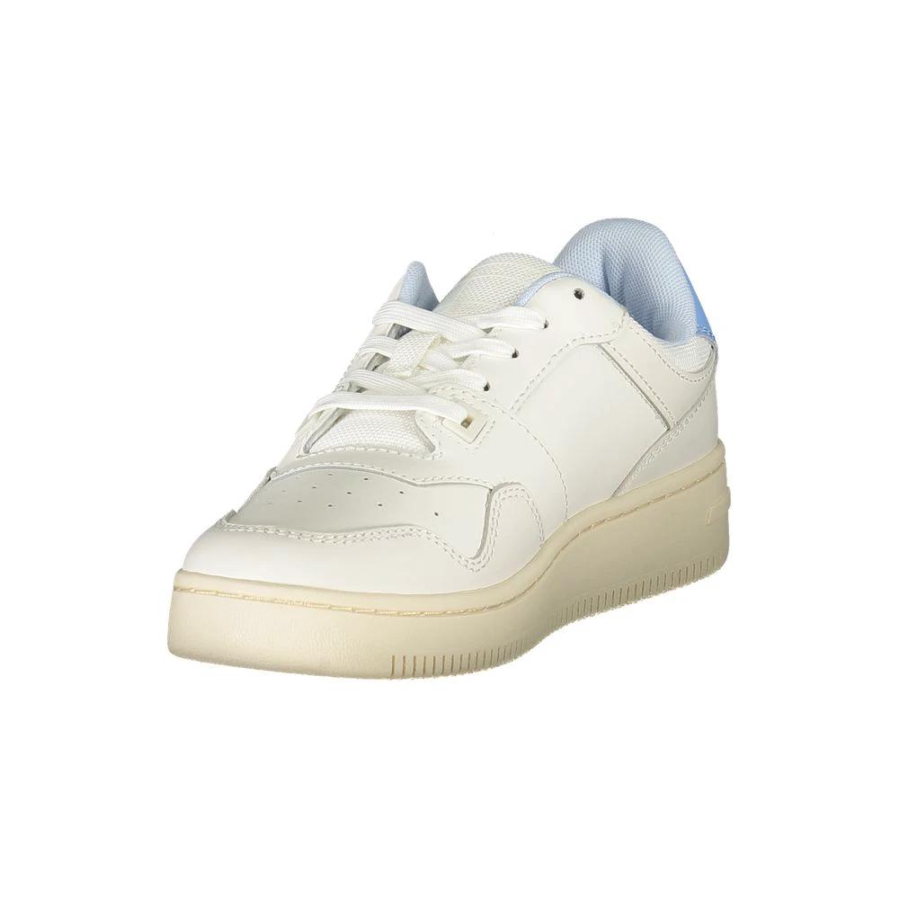 Tommy Hilfiger White Polyurethane Women Sneaker Tommy Hilfiger