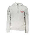 Tommy Hilfiger Grigio Cotton Men's Hoodie Tommy Hilfiger
