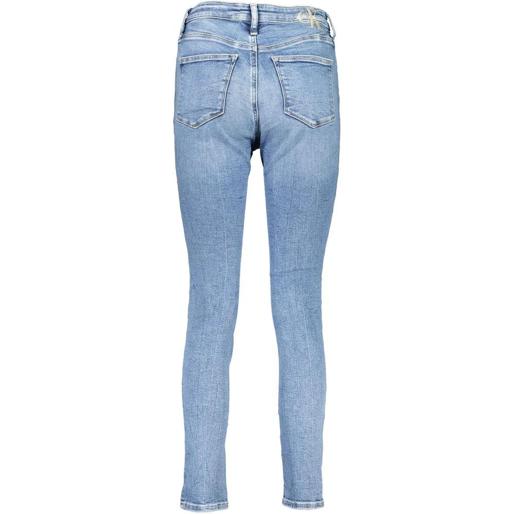 Calvin Klein Azzurro Cotton Women's Skinny Jean