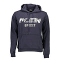 Sweat à capuche bleu en coton pour homme Plein Sport
