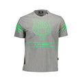 Plein Sport Grigio Cotton Men T-Shirt Plein Sport