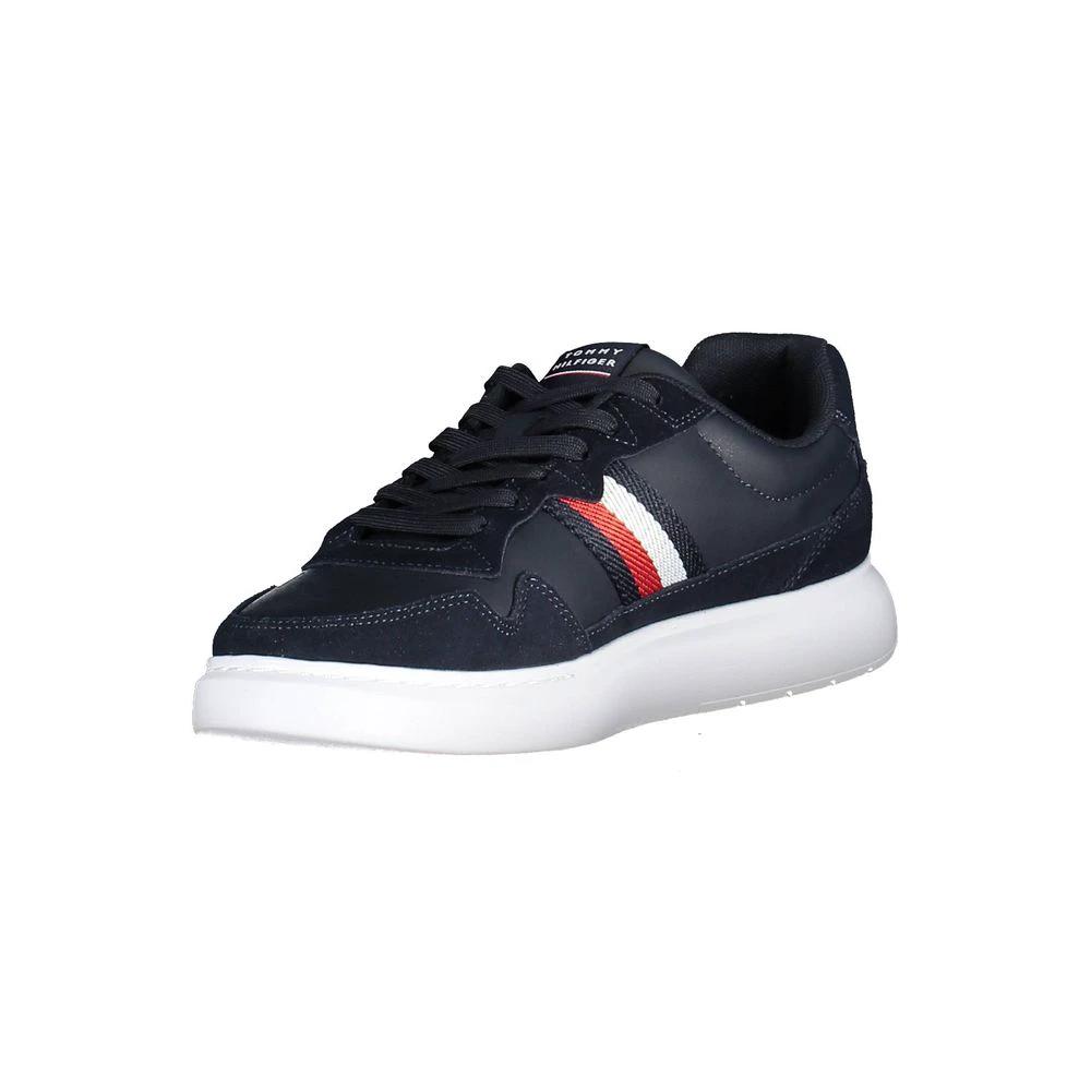 Tommy Hilfiger Blue Polyurethane Men Sneaker Tommy Hilfiger