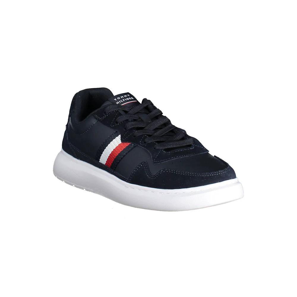 Tommy Hilfiger Blue Polyurethane Men Sneaker Tommy Hilfiger
