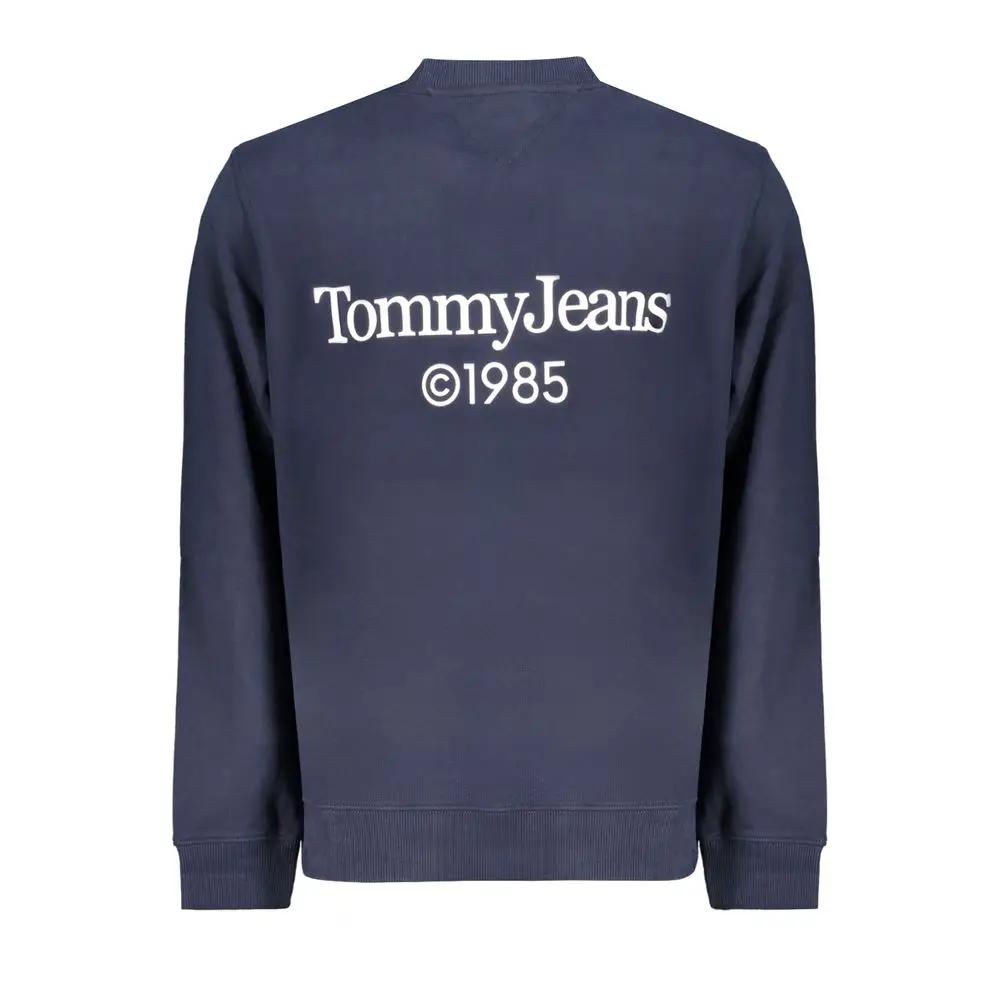 Sweat-shirt Tommy Hilfiger bleu en coton pour homme