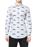 Dolce & Gabbana Light Blue Cotton MARTINI Formal Dress Shirt by Dolce & Gabbana