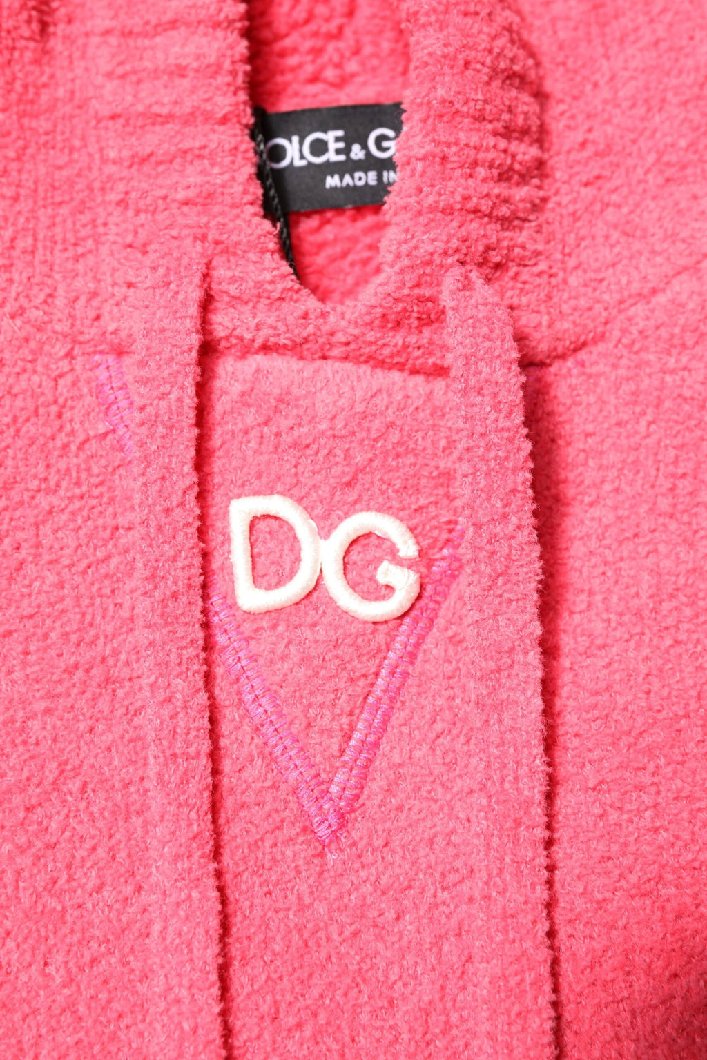 Dolce & Gabbana Red Cotton Knit Hooded Men Pullover Sweater by Dolce & Gabbana