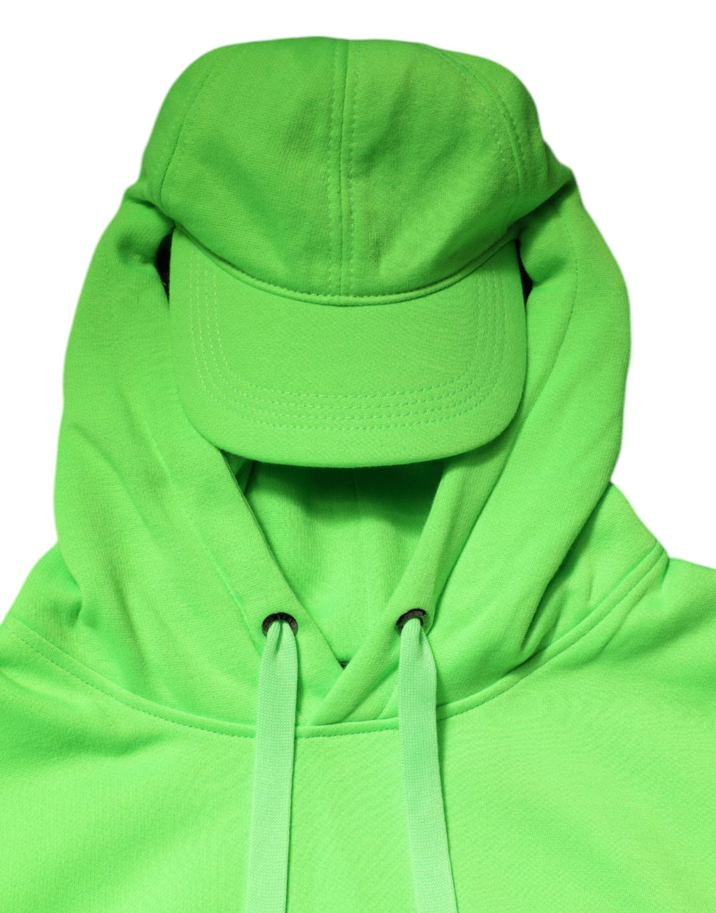 Dolce & Gabbana Green Polyester Hooded Sportswear Vest Sweater by Dolce & Gabbana