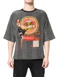Dolce & Gabbana Black White Graphic Print Short Sleeve T-shirt by Dolce & Gabbana