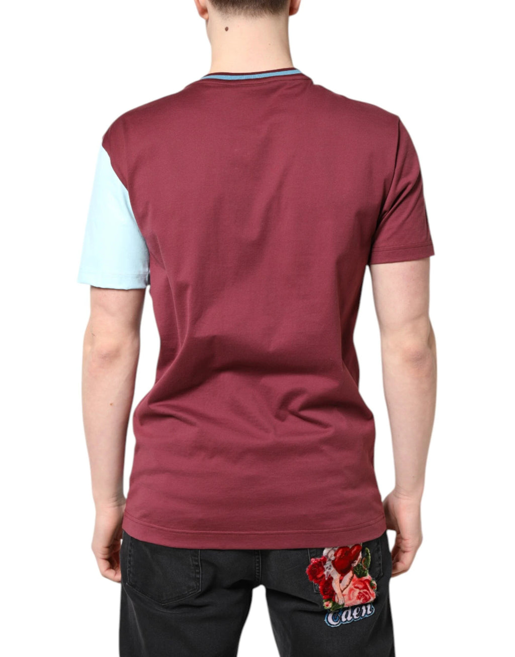 Dolce & Gabbana Multicolor Printed Logo Short Sleeve T-shirt by Dolce & Gabbana