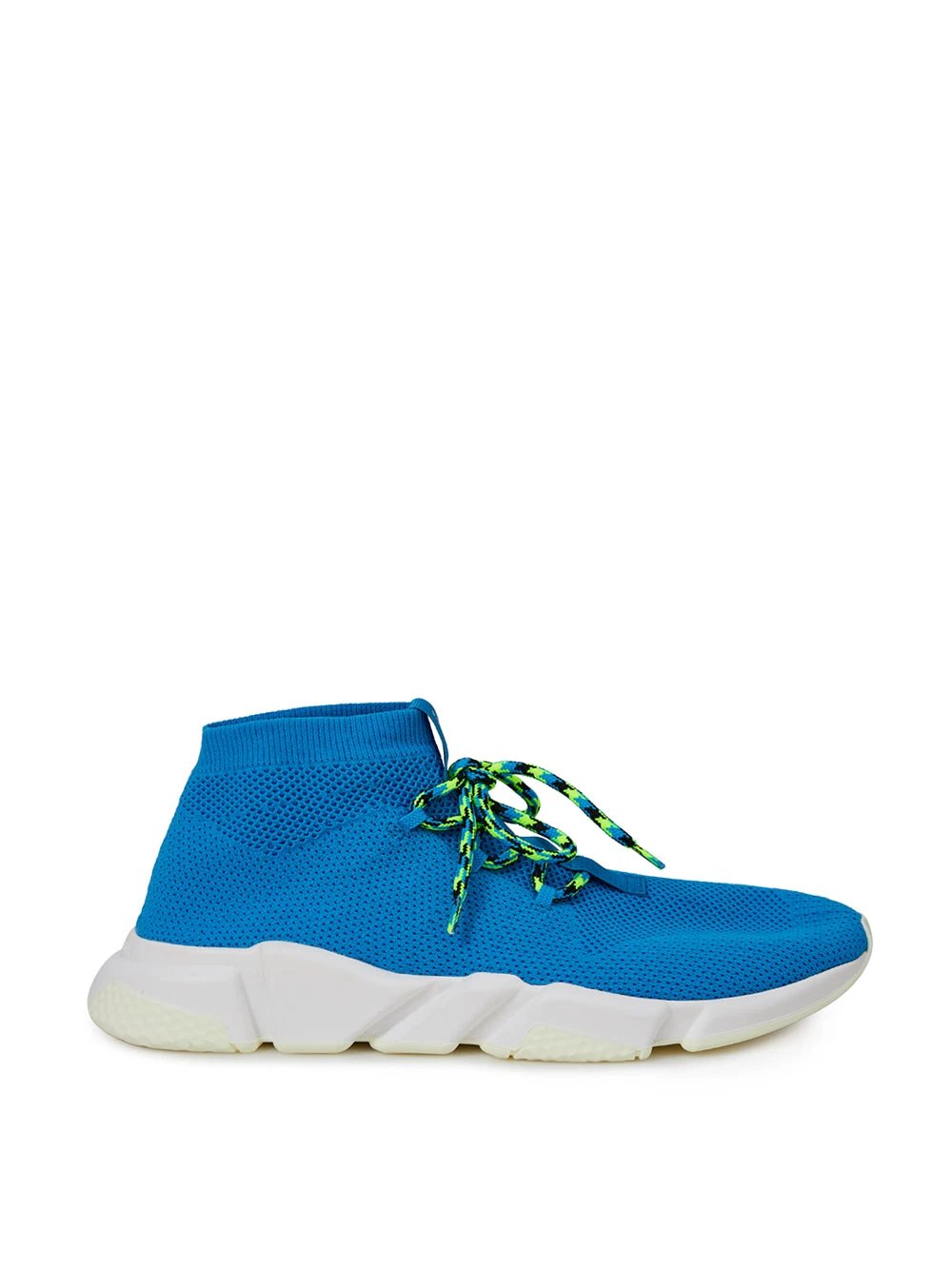 Balenciaga Blue Cotton Athletic Sneakers by Balenciaga