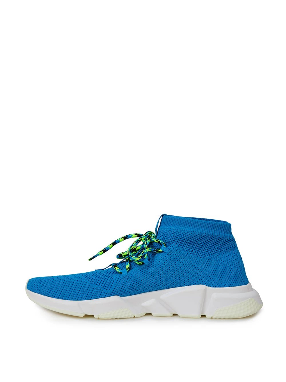 Balenciaga Blue Cotton Athletic Sneakers by Balenciaga