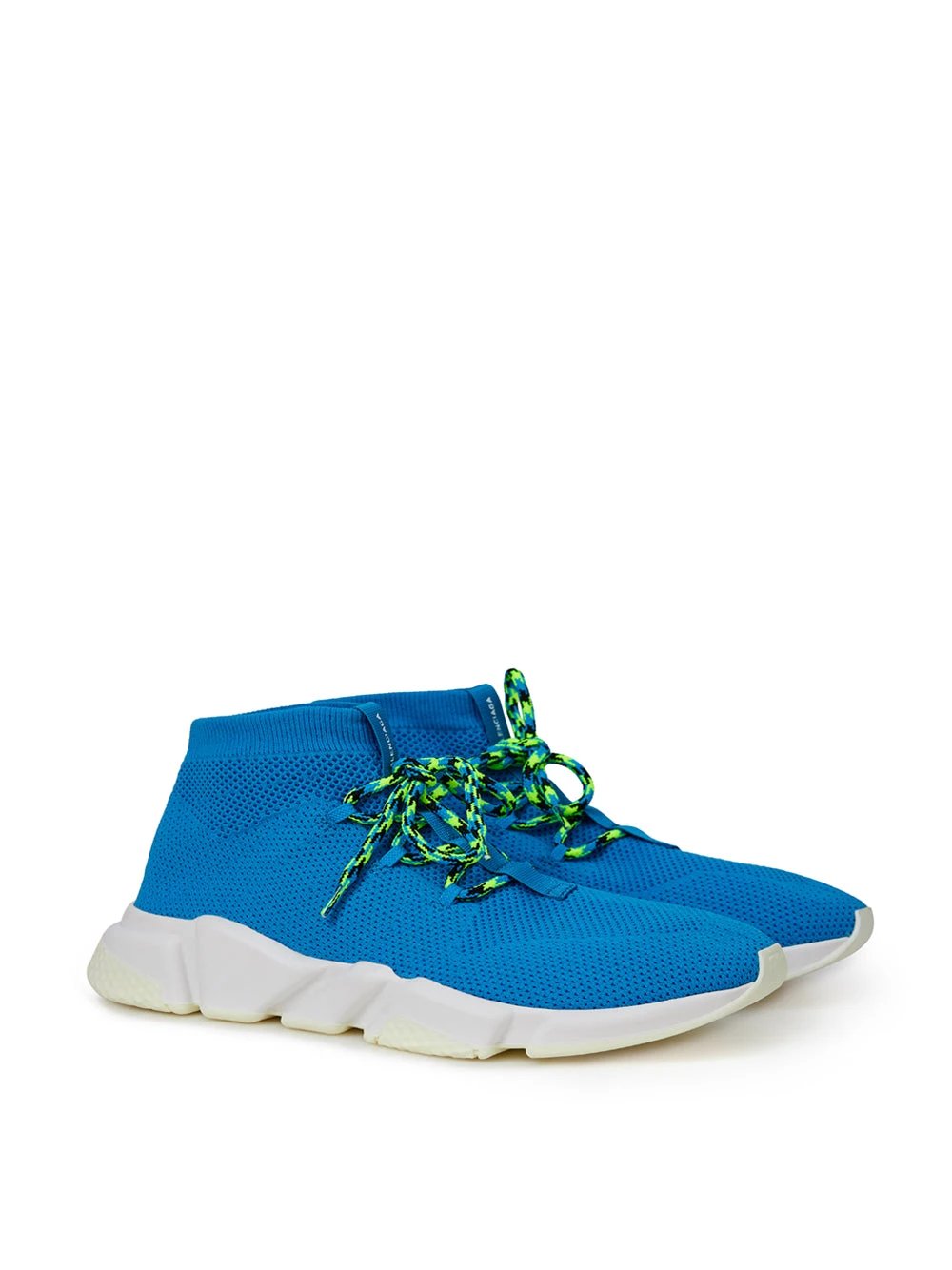 Balenciaga Blue Cotton Athletic Sneakers by Balenciaga