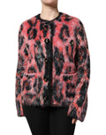 Dolce & Gabbana Red Mohair Wool Button Down Cardigan Sweater by Dolce & Gabbana