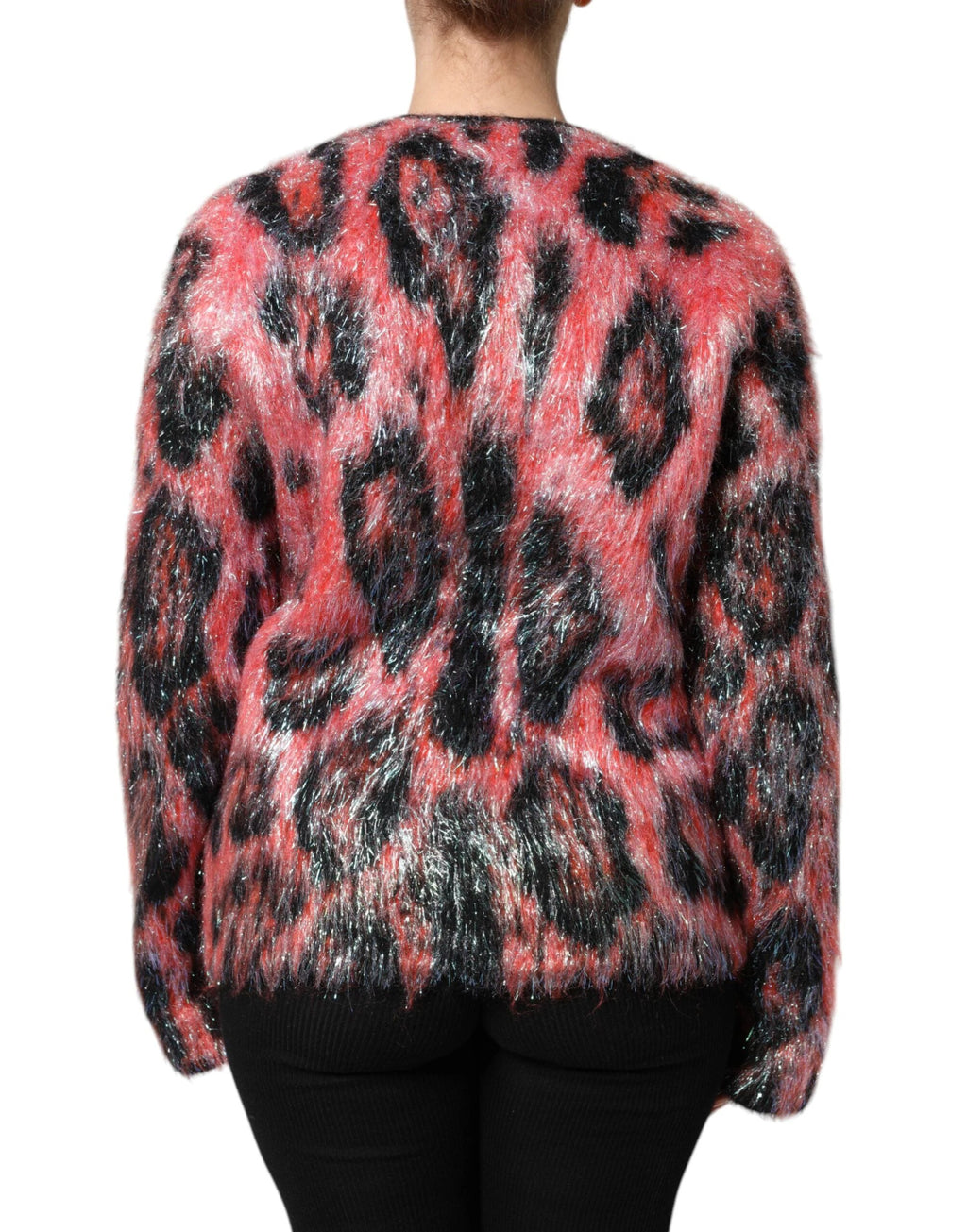 Dolce & Gabbana Red Mohair Wool Button Down Cardigan Sweater by Dolce & Gabbana