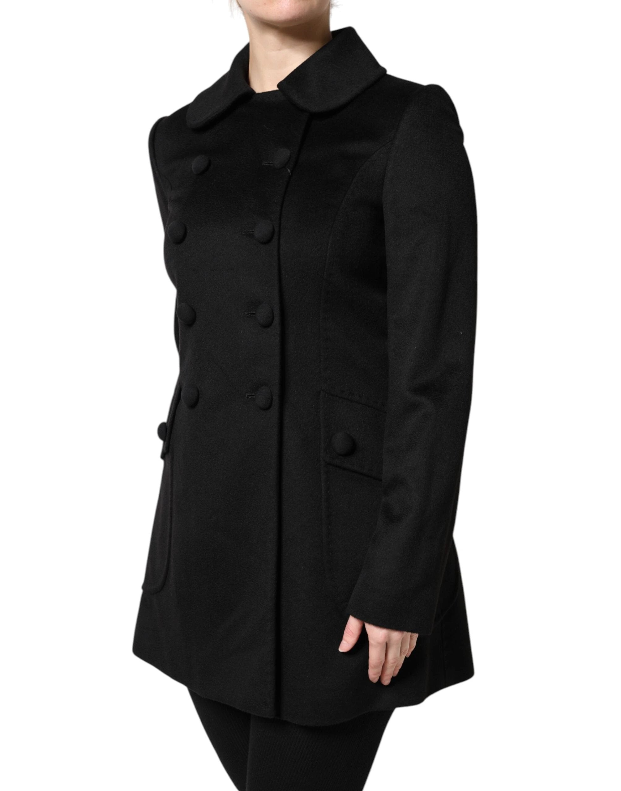 Dolce & Gabbana Black Wool Sartoria Italiano Blazer Jacket by Dolce & Gabbana