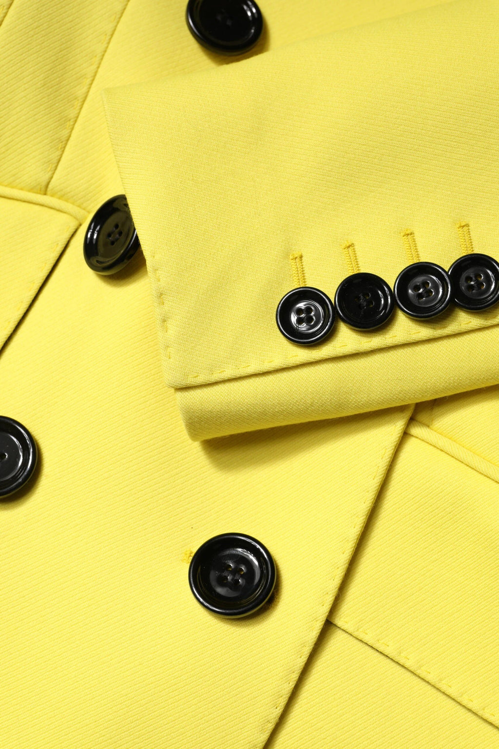 Dolce & Gabbana Yellow Double Breasted Trench Coat Jacket by Dolce & Gabbana