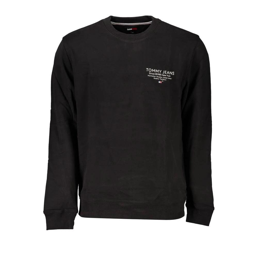 Tommy Hilfiger Black Cotton Men's Sweatshirt Tommy Hilfiger