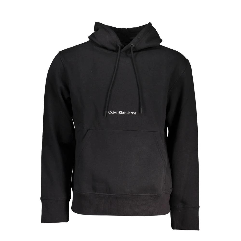Calvin Klein Black Cotton Men's Sweatshirt by Calvin Klein