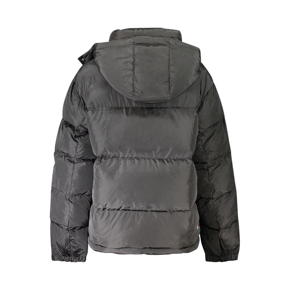 Tommy Hilfiger "Black Polyester Women Jacket with Removable Hood" by Tommy Hilfiger